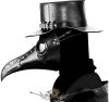 Steampunk - Mask Teknobird. Pestis madárcsőr..  álarc, maszk