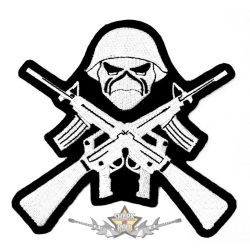 Iron Maiden - Eddy - Army logo. F.IT. 257.  zenekaros felvarró
