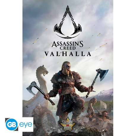 ASSASSIN'S CREED - Poster Maxi 91.5x61 - Valhalla Raid. ABYDCO638 .  plakát, poszter