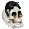 Dekor Koponya - Koponya Fekete Macskával. .SK334.   koponya figura
