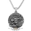  Viking - Fenrir farkas nyaklánc.  Stainless Steel. JEG.    nyaklánc, medál