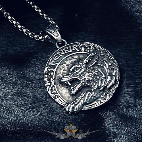  Viking - Fenrir farkas nyaklánc.  Stainless Steel. JEG.    nyaklánc, medál