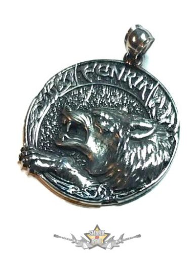  Viking - Fenrir farkas nyaklánc.  Stainless Steel. JEG.    nyaklánc, medál