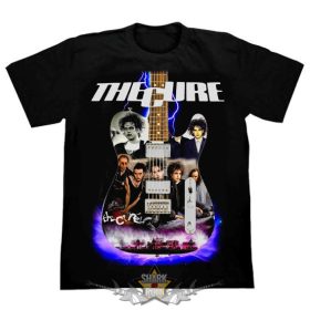 THE CURE - Band.   férfi zenekaros  póló.  THE CURE - Band.   férfi zenekaros  póló.
