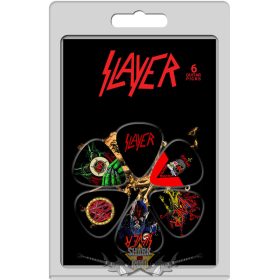  Slayer - Plectrum Pac.  Album Covers 6-Pack (Multicolour).  USA. Plectrum Pack. gitárpengető szett
