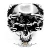 DRAGON CLAWS SKULL - Koponya karmokkal.. skull ring.  Steinless Steel. gyűrű