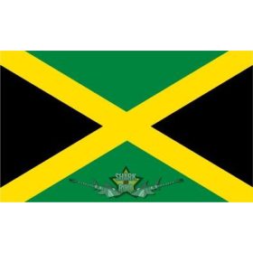 Jamaica Flag.  30x40. cm. kézi zászló