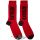 Metallica - Unisex Ankle Socks.  Stressed Logo (Red) (UK Size 6 - 11)    boka  zokni