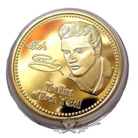 ELVIS PRESLEY -  Aranyozott emlékérem.