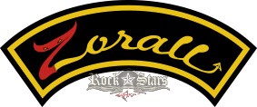 ZORALL - IVES LOGO.  24. cm. hátfelvarró