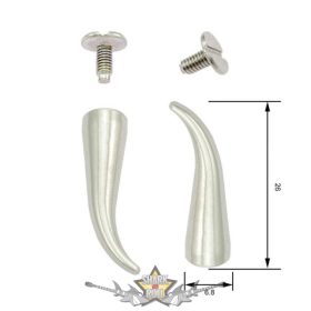   Szegecs - 30.mm. Tüske szegecs íves vég. szegecs. FK.  rock dekor szegecs