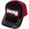 Pantera - Unisex Mesh Back Cap.  B&W Patch (Black & Red)  baseball sapka