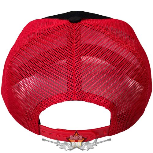 Pantera - Unisex Mesh Back Cap.  B&W Patch (Black & Red)  baseball sapka