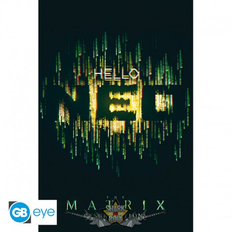 THE MATRIX - Poster Maxi 91.5x61 - Hello Neo.  ABYDCO865 .  plakát, poszter