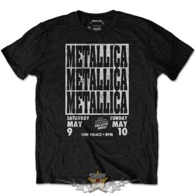   Metallica - Cow Palace.  (Black)  T-Shirt   férfi zenekaros póló