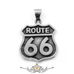 ROUTE 66. Stainless Steel. JVP.    nyaklánc, medál