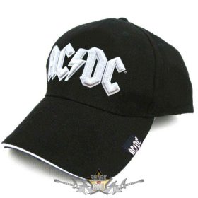   AC/DC - Unisex Baseball Cap - White Logo (Black) ACDCCAP01.   baseball sapka