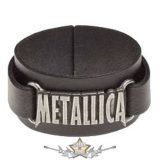   Metallica - Logo - bőr csuklószorító.   karkötő, csuklópánt