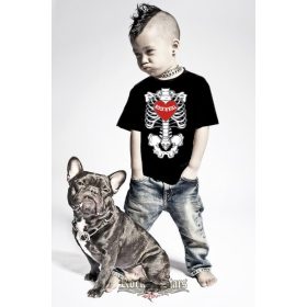 SKELETON KID  gyerek póló