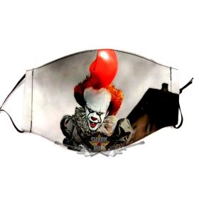   Stephen King * Az. It *  Textil pamut kétfalas maszk. maszk, . állítható,   maszk,  kendő.