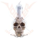  Koponya LED gyertyával - Skull with LED-candle. 816-485. .  gyertya tartó