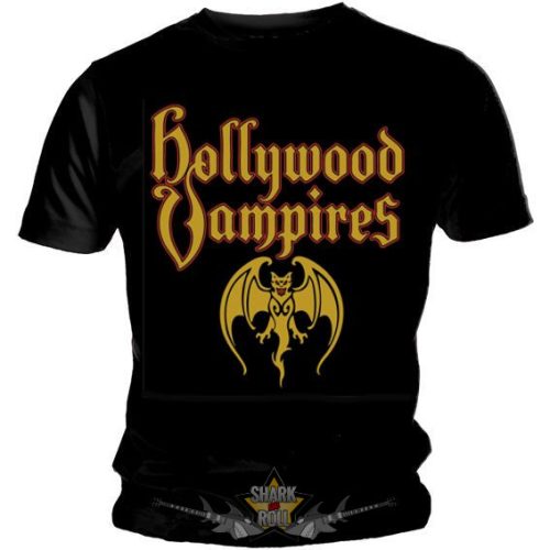 HOLLYWOOD VAMPIRE - Logo. S.ZF. 628.  férfi zenekaros  póló. 