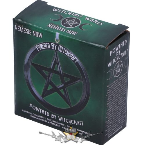 Witchcraft Hanging Ornament 7cm. B5963v2.  függő fantasy dísz,  /karácsonyi/