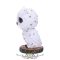 Bobble Feather White Horned Owl Bobble Head Figurine.. bólogatós  állat figura
