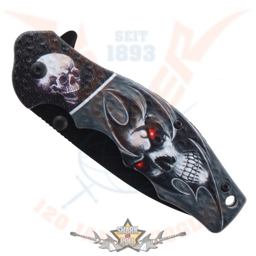 Demon Head. Knife with   L 20. cm. KI. 9. cm. 774-9076.   hobby, bicska, tőr, dísztárgy