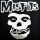 MISFITS -  Logo.  hímzett felvarró