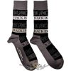 AC/DC - Unisex Ankle Socks. Back In Black (Black) (UK Size 7 - 11)    boka  zokni