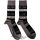 AC/DC - Unisex Ankle Socks. Back In Black (Black) (UK Size 7 - 11)    boka  zokni