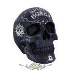   Spirit Board Ouija - Talking Board Skull Ornament. 20. cm. B5233SO.  koponya figura