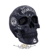   Spirit Board Ouija - Talking Board Skull Ornament. 20. cm. B5233SO.  koponya figura