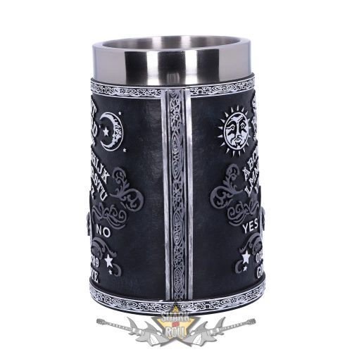 Szellem idéző korsó - Black and White Spirit Board Tankard Mug.  B5140RO. korsó, kehely. 