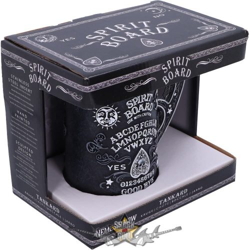 Szellem idéző korsó - Black and White Spirit Board Tankard Mug.  B5140RO. korsó, kehely. 
