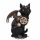 BLACK CAT - Macska figura. Feline flight. 23. cm. D5415T1.  fantasy figura