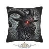 Sátáni Baphomet - Leviatán Kereszt Párnahuzat.    import díszpárnahuzat