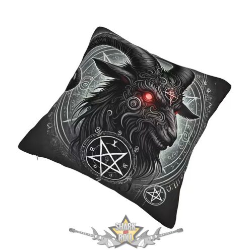 Sátáni Baphomet - Leviatán Kereszt Párnahuzat.    import díszpárnahuzat