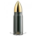 Tüzérségi kagyló termosz - ARMY GREEN.  .  italtartó