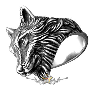 Wol head.   Steinless Steel. gyűrű