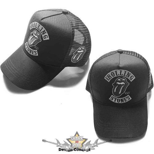 The Rolling Stones - Unisex Mesh Back Cap.  Tour '78 (Black)  baseball sapka