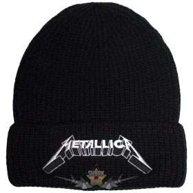   Metallica - Unisex Beanie Hat.  3D Logo (Black)  import kötött sapka