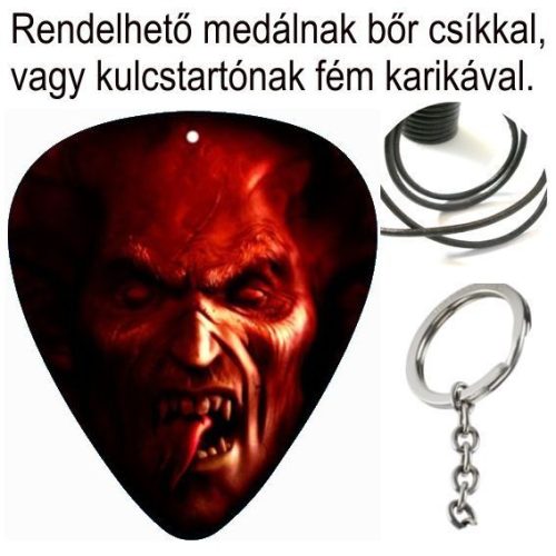 DEVIL FACE.  pengető nyaklánc