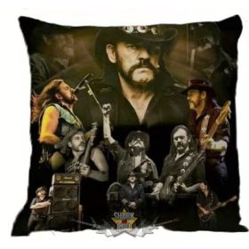   Motorhead - Lemmy Kilmister Díszpárnahuzat (45x45cm).  Díszpárna Huzat Cipzárral