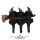 BLACK CAT - Boszorkánysegítők kulcstartó - Witches Helpers Key Hanger 20cm. u5715u1.  fantasy figura