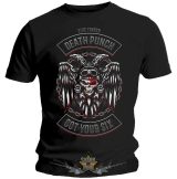 Five Finger Death Punch  - Biker Badge   zenekaros  póló. 