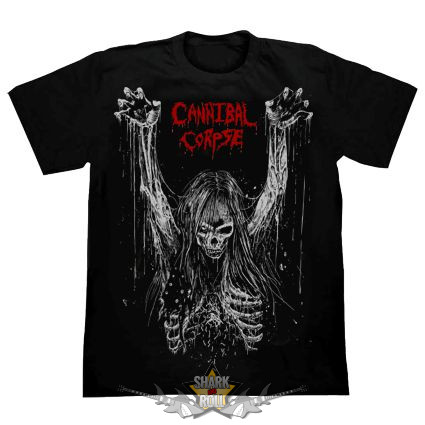 CANNIBAL CORPSE - CANNIBAL.  SD.   férfi zenekaros  póló. 