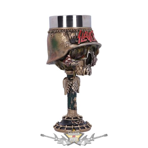 Slayer - Skull Goblet 19.5cm.  B5581T1.  Officially Licensed. .   korsó, kehely