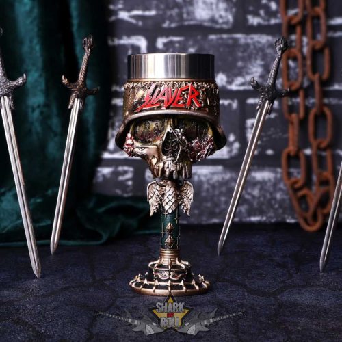 Slayer - Skull Goblet 19.5cm.  B5581T1.  Officially Licensed. .   korsó, kehely